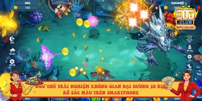 Ngư thủ trải nghiệm không gian đại dương 3D rực rỡ sắc màu trên smartphone Ngư thủ trải nghiệm không gian đại dương 3D rực rỡ sắc màu trên smartphone