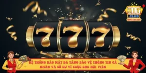 Hệ thống bảo mật đa tầng bảo vệ thông tin cá nhân và số dư ví cược cho hội viên