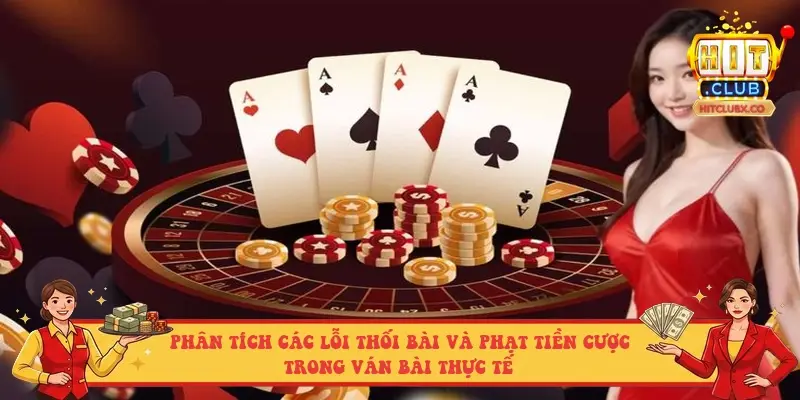 Phân tích các lỗi thối bài và phạt tiền cược trong ván bài thực tế Phân tích các lỗi thối bài và phạt tiền cược trong ván bài thực tế