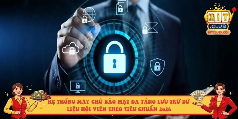 Hệ thống máy chủ bảo mật đa tầng lưu trữ dữ liệu hội viên theo tiêu chuẩn 2026