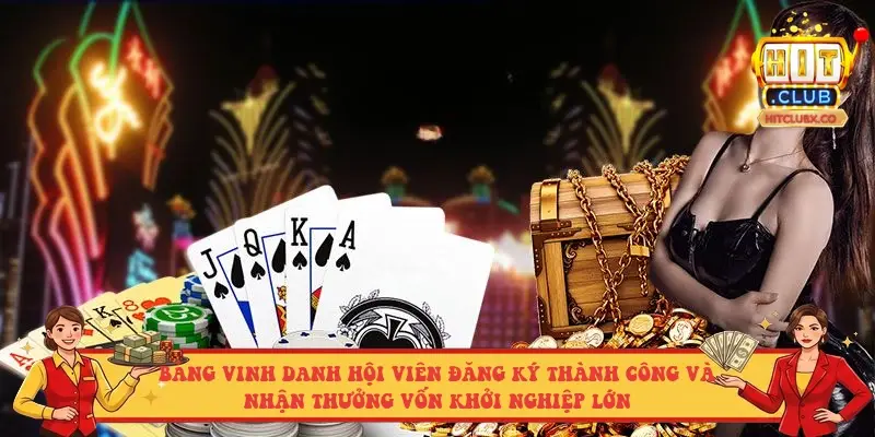 Bảng vinh danh hội viên đăng ký thành công và nhận thưởng vốn khởi nghiệp lớn