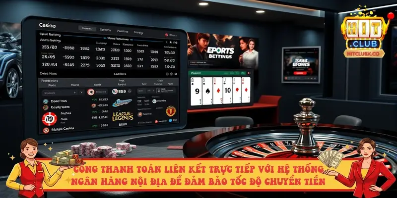 Cổng thanh toán liên kết trực tiếp với hệ thống ngân hàng nội địa để đảm bảo tốc độ chuyển tiền Cổng thanh toán liên kết trực tiếp với hệ thống ngân hàng nội địa để đảm bảo tốc độ chuyển tiền