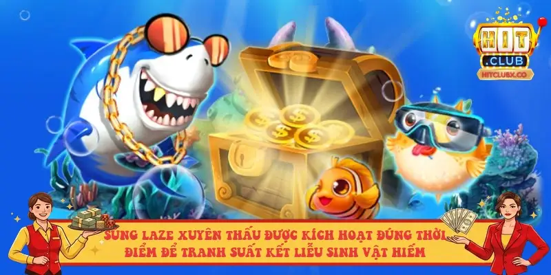 Súng Laze xuyên thấu được kích hoạt đúng thời điểm để tranh suất kết liễu sinh vật hiếm Súng Laze xuyên thấu được kích hoạt đúng thời điểm để tranh suất kết liễu sinh vật hiếm